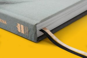 TwoSheds book design - Princess Ira - Cloth bound cover spine, foiling blocking detail